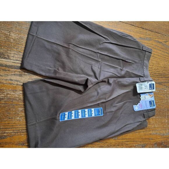 New Misses Size 6M Riders Casuals by Lee Chocolate Brown Pants Cotton Eased Fit - Picture 4 of 5